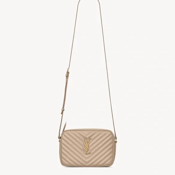 Yves Saint Laurent Tan Quilted Lou Camera Bag - Picture 7 of 7